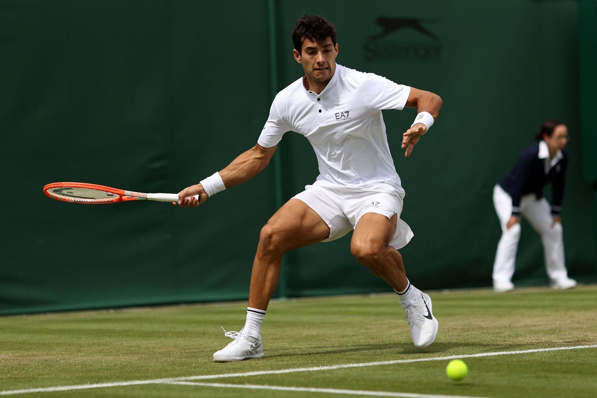 Cristian Garin at the 2022 Wimbledon.