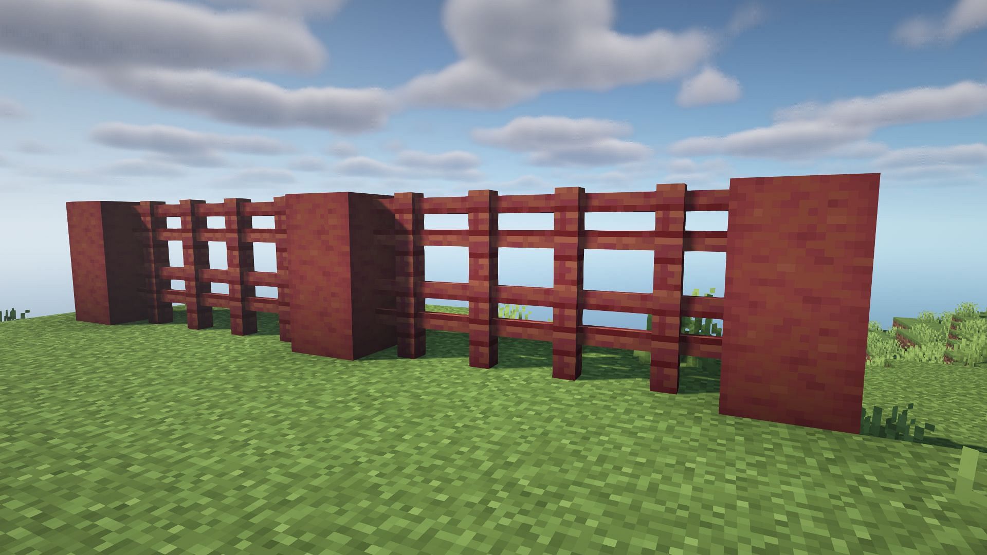 Double fence (Image via Minecraft 1.19)