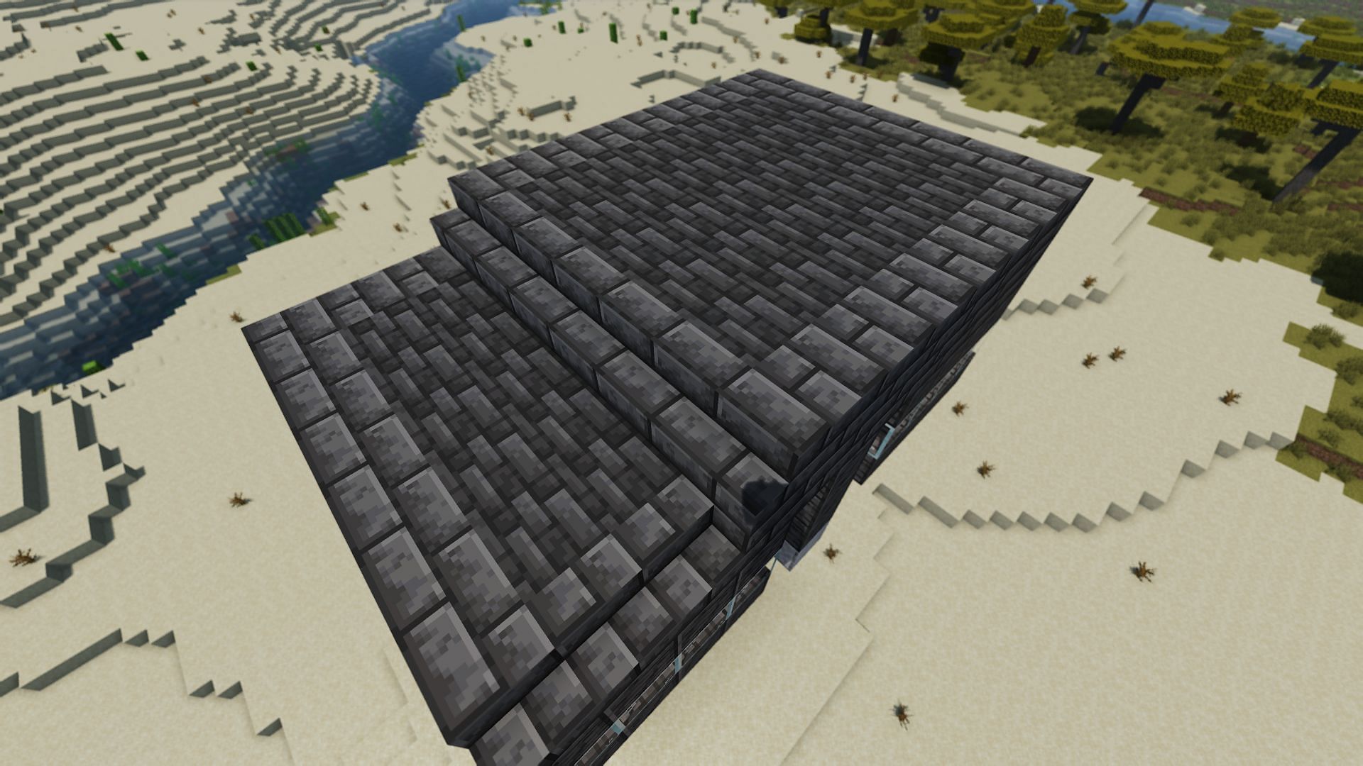 The second upper platform (Image via Minecraft)