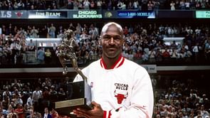 “Unlike LeBron and unlike Kareem, he never had a true dark playoff moment” - Nick Wright commends Michael Jordan for never having a bad playoff series