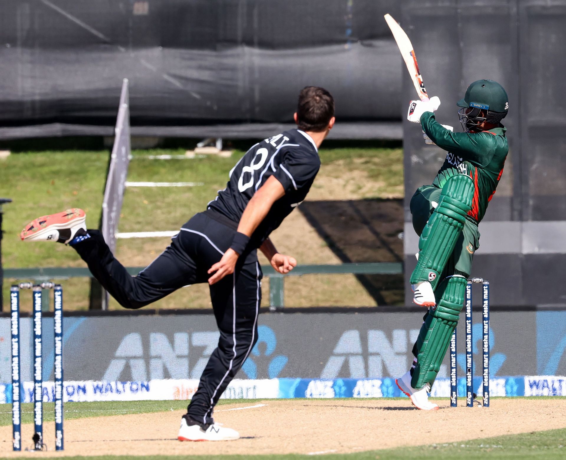 Tamim Iqbal in action against New Zealand