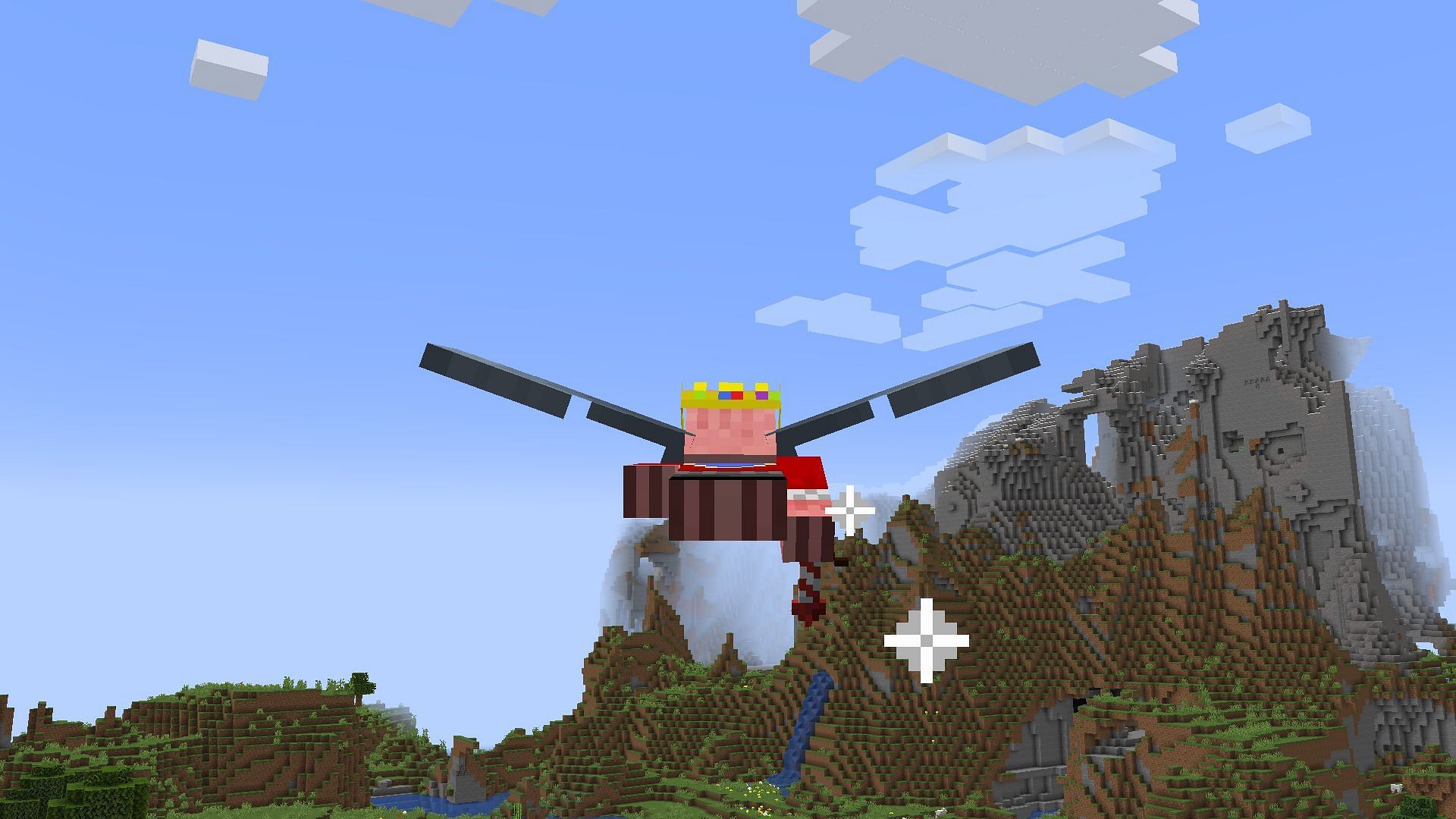 Elytra with firework rockets (Image via Minecraft 1.19 update)