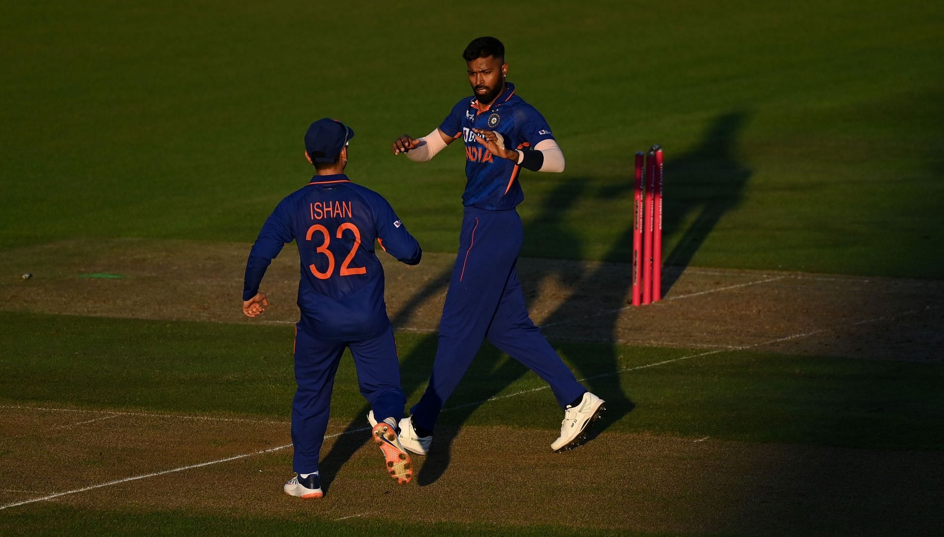 Hardik Pandya registered his best figures in T20I cricket during the first T20I.