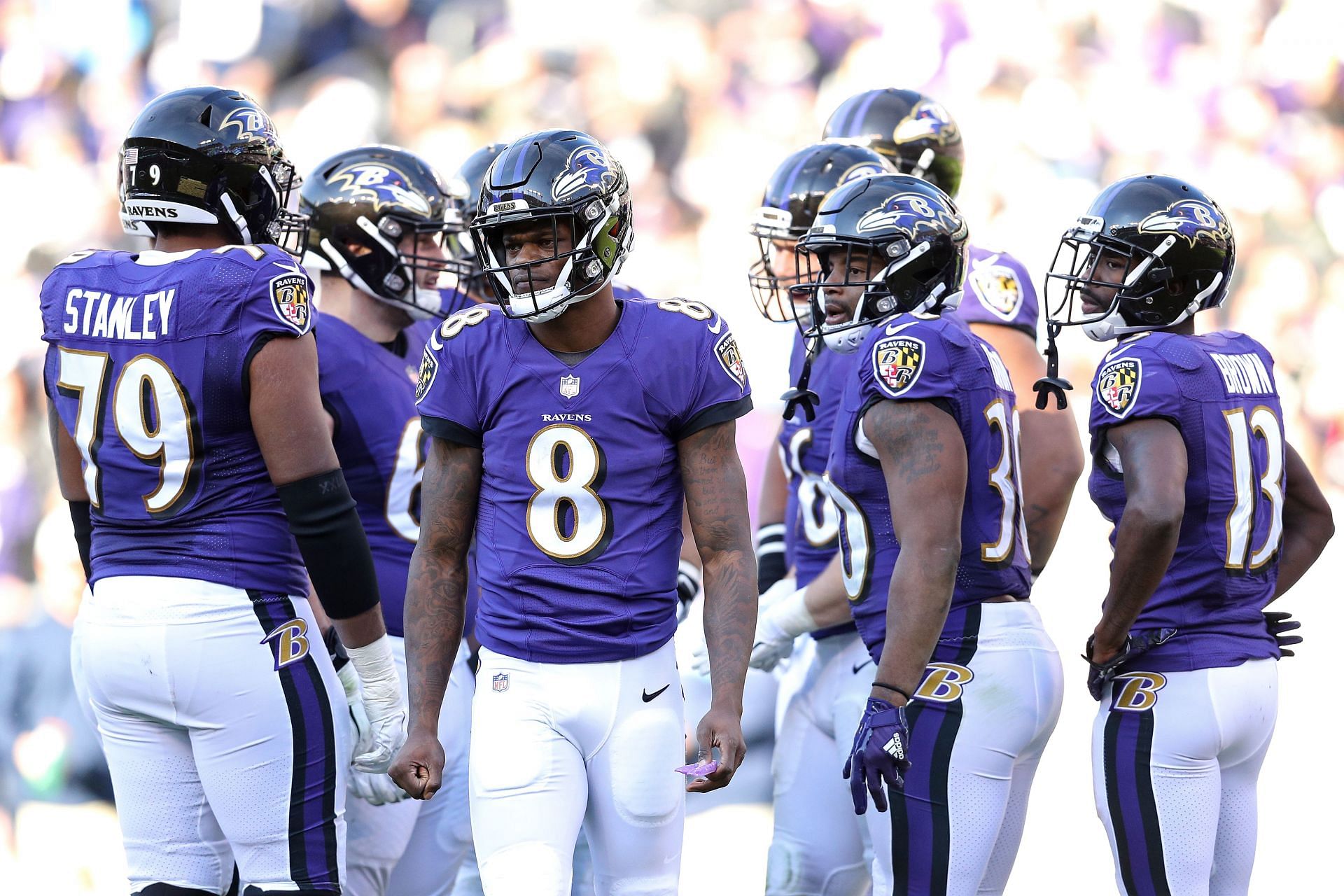 Baltimore Ravens defensive tackle Justin Madubuike chases down