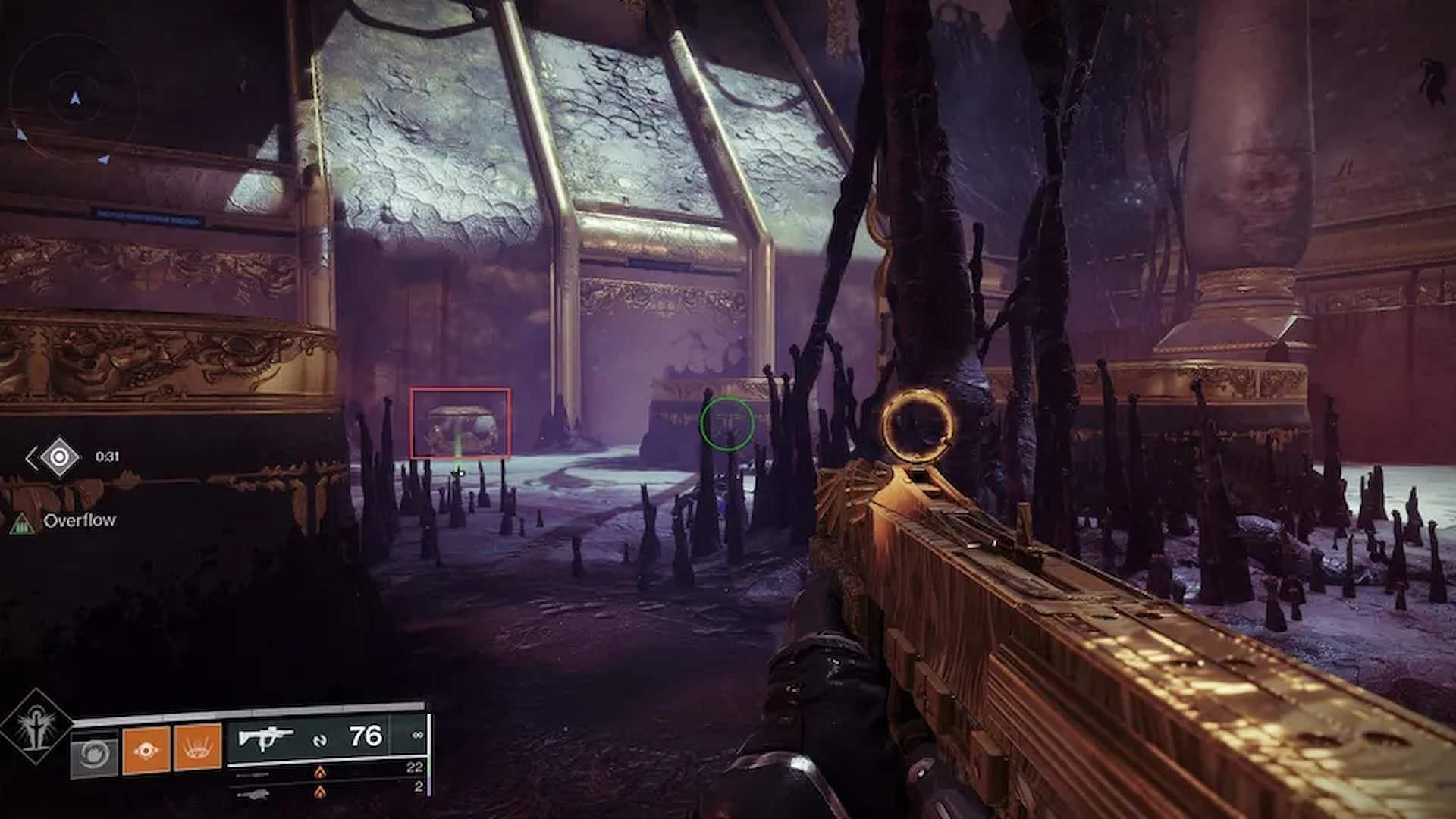 Where Water used to Fall Opulent Chest location (Image via Bungie)