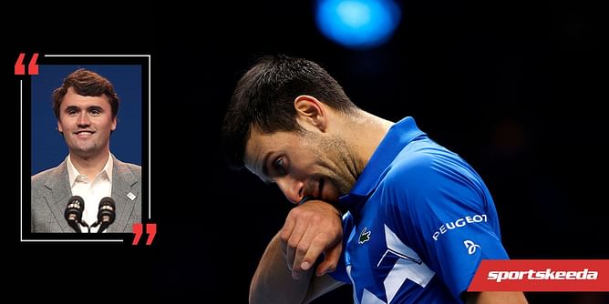 "The US Gov't will let millions of unvaccinated illegals stream across the border, but they won’t let the world’s best tennis player compete in the US Open; this is a disgrace" - Charlie Kirk on Novak Djokovic
