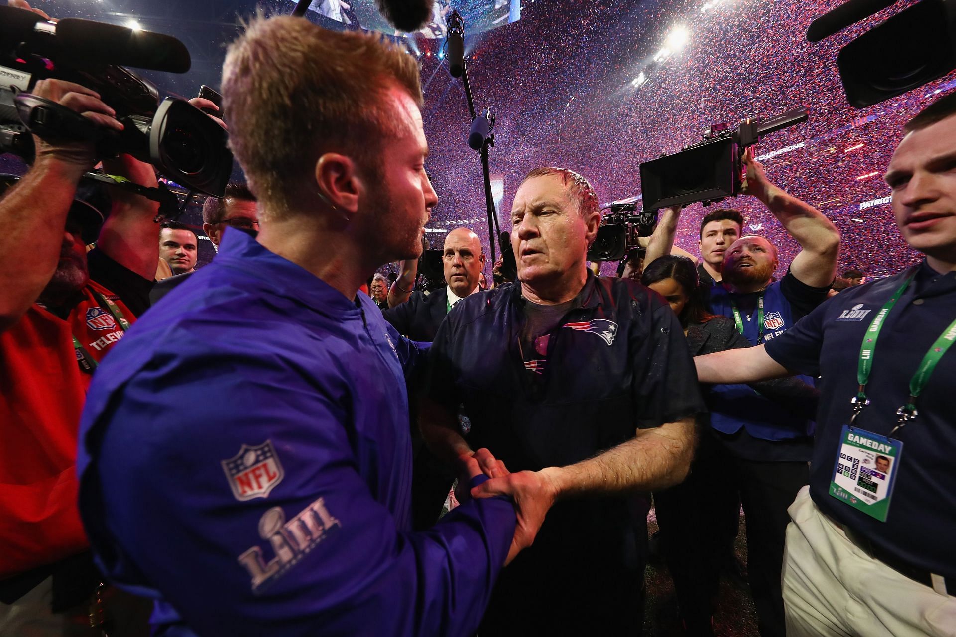 HCs Sean McVay and Bill Belichick