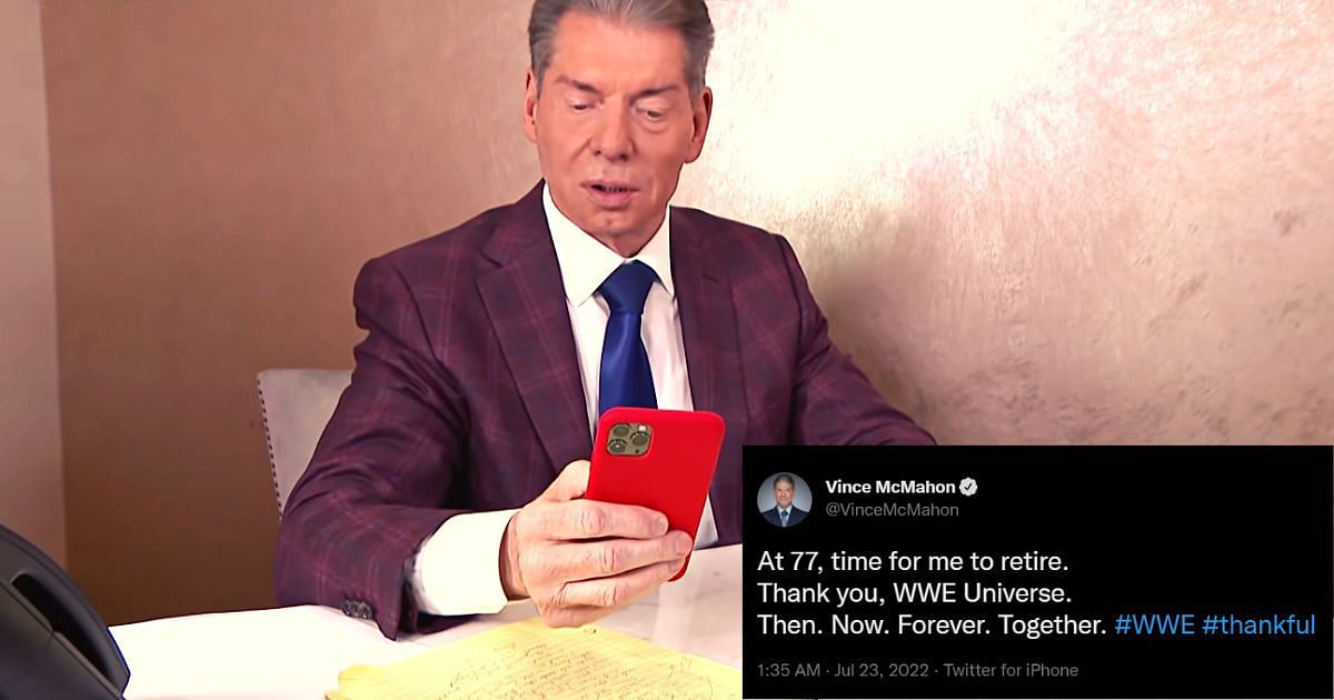 Vincent Kennedy McMahon&#039;s retirement tweet rocked the wrestling world to its core