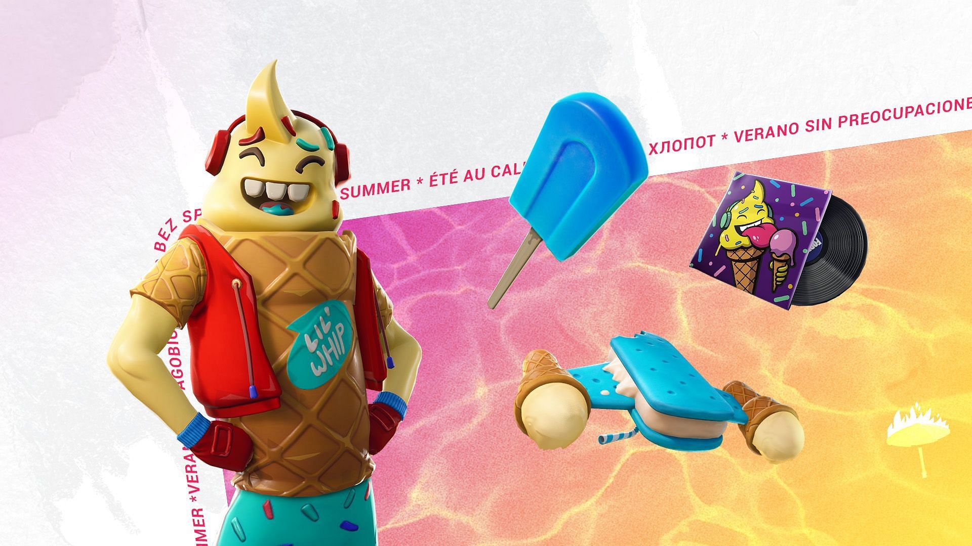 Lil&#039; Whip&#039;s Music Pack has recently come out, and Fortnite players are loving it (Image via Epic Games)