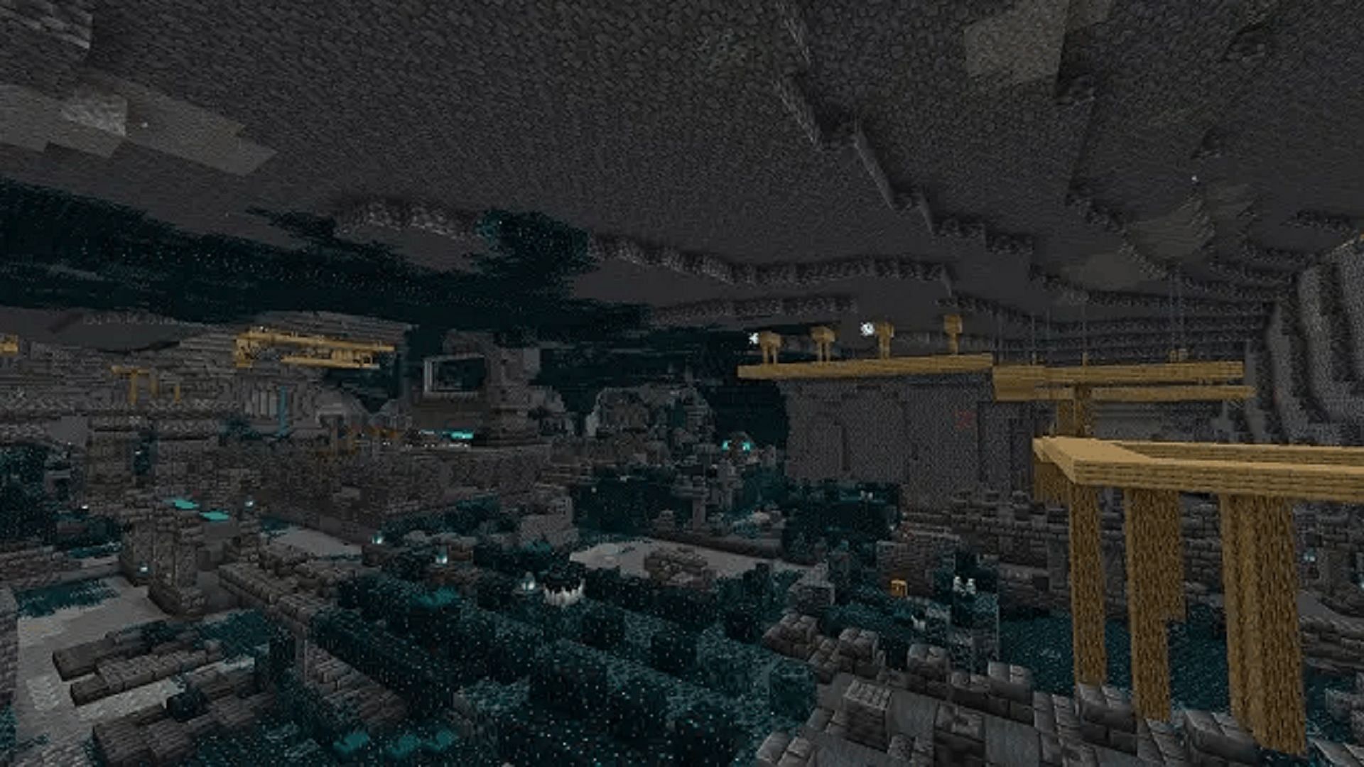 Sometimes, Minecraft worlds generate in an odd way (Image via Mojang)