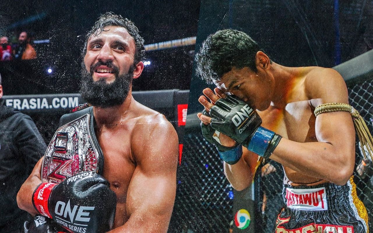 [Photo Credit: ONE Championship] Chingiz Allazov, Jo Nattawut