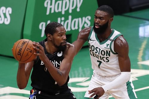 The stacked Eastern Conference may push the Boston Celtics to go all-in on Kevin Durant. [Photo: MassLive.com]