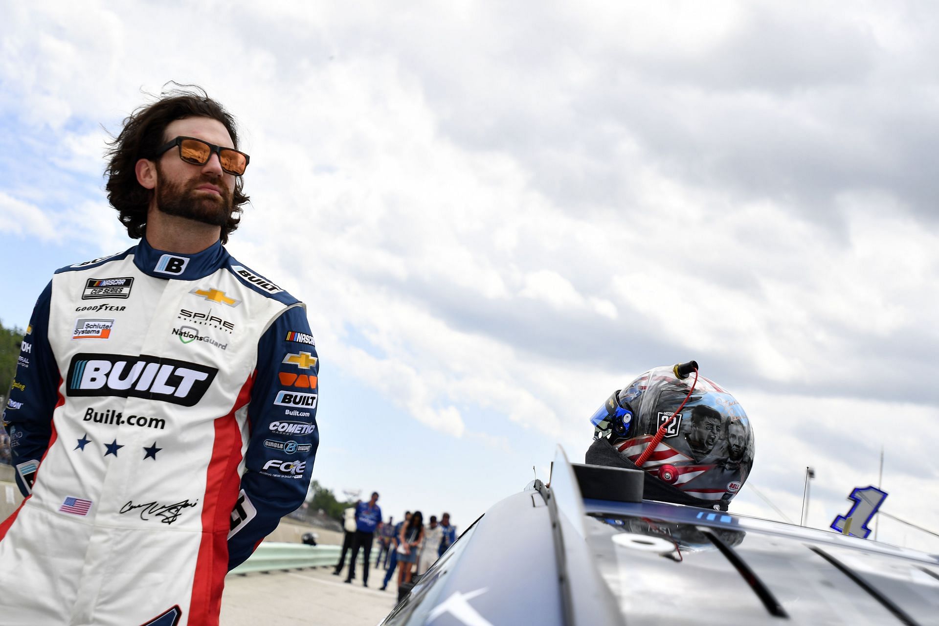 Corey LaJoie waits on the grid before the NASCAR Cup Series Kwik Trip 250 at Road America in Elkhart Lake, Wisconsin. (Photo by Logan Riely/Getty Images)