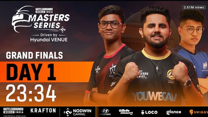 BGMI Masters Series Grand Finals Day 1: Overall standings, highlights, and more