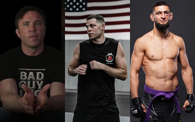 "That is a rumor that just won't go away" - Chael Sonnen discusses possibility of Khamzat Chimaev vs. Nate Diaz matchup