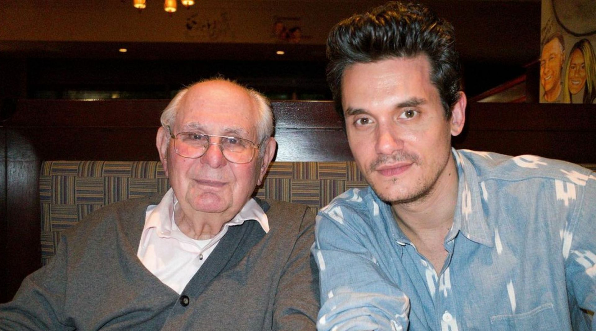 John and his father Richard celebrating Father&#039;s Day (Image via Instagram @johnmayer)
