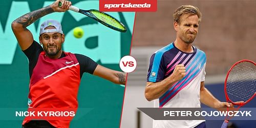 Nick Kyrgios and Peter Gojowczyk.