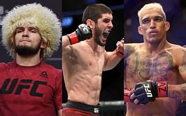 "He is dropping in on a wave that is Khabib's" - Charles Oliveira reacts to Islam Makhachev's jump to the title shot