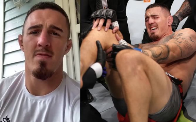 "We're currently waiting for the swelling to go down" - Tom Aspinall provides knee injury update, shares timeline for surgery