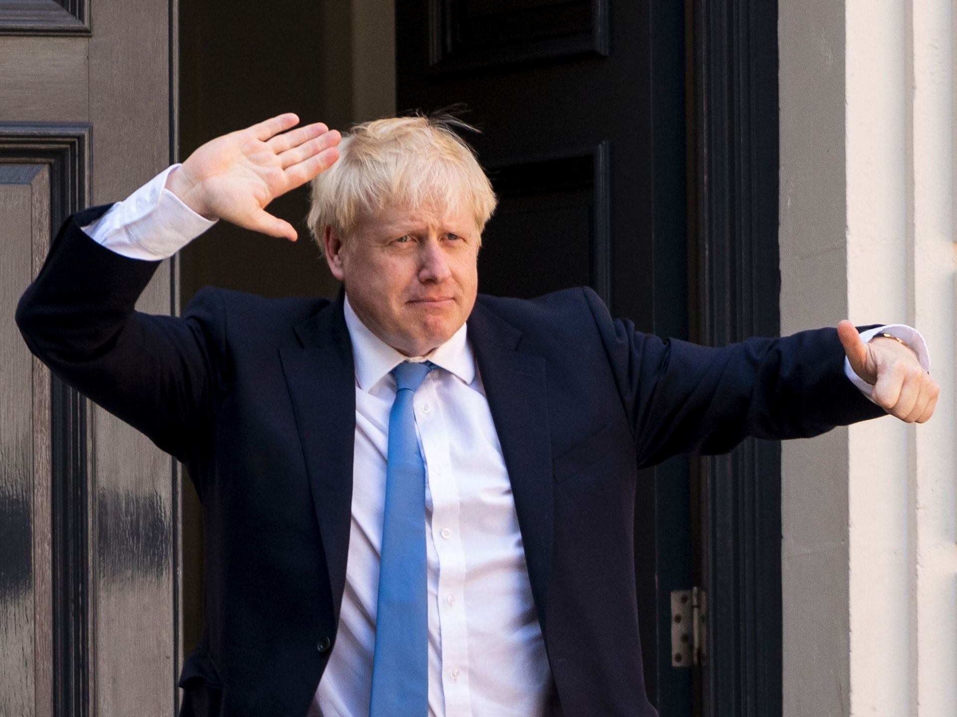 UK Prime Minister Boris Johnson (Image via Leon Neal/AFP/Getty Images)