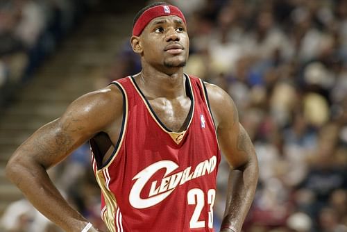 LeBron James during his early years with the Cleveland Cavaliers