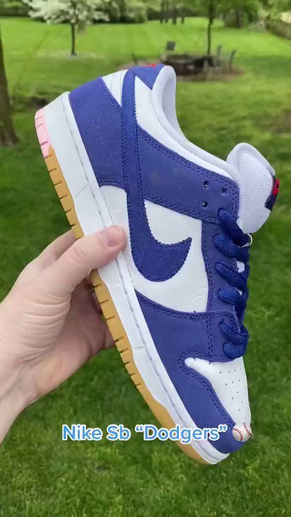 新作登場SALE ヤフオク! - Nike SB Dunk Low ロサンゼルスドジャース