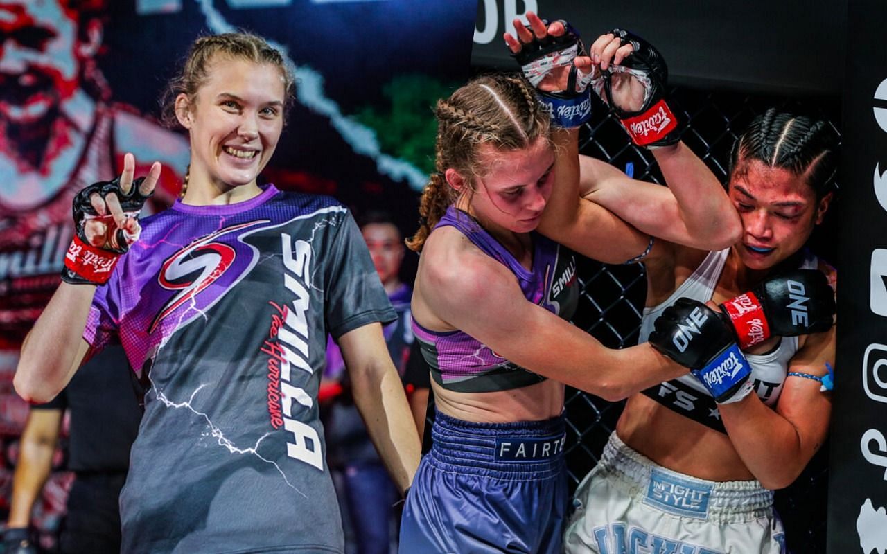 [Photo Credit: ONE Championship] Smilla Sundell and Jackie Buntan