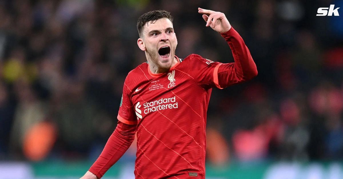 Liverpool and Scotland defender Andy Robertson.