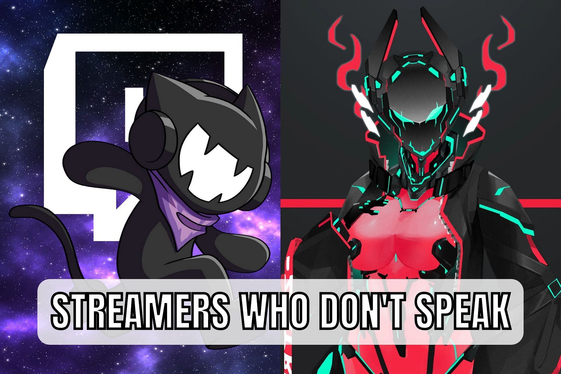 5 Twitch streamers who don&#039;t talk on livestream (Image via Sportskeeda)