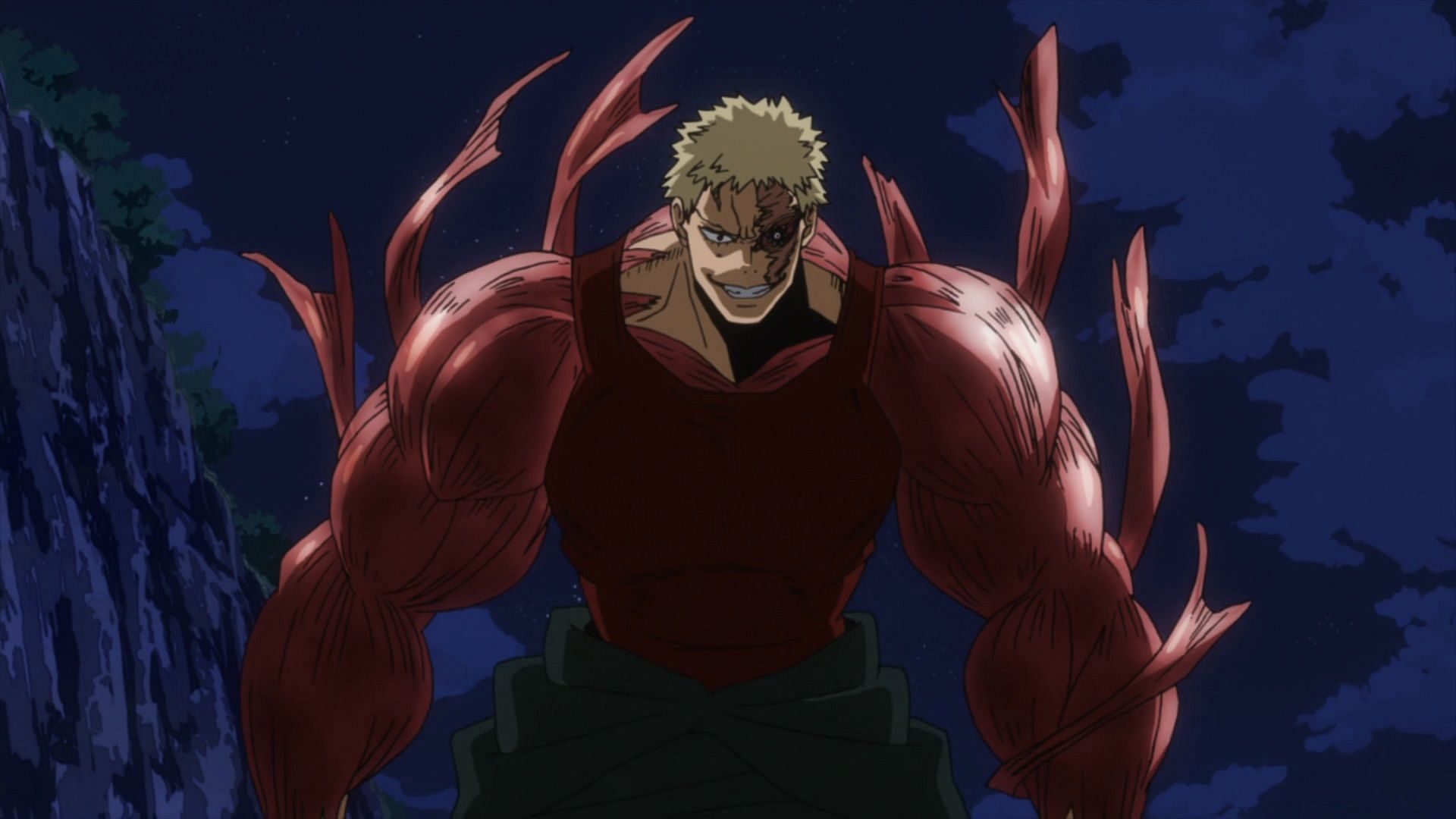 Muscular was more ruthless and eviler than many other villains in the show (Image via Kohei Horikoshi/Shueisha, Viz Media, My Hero Academia)