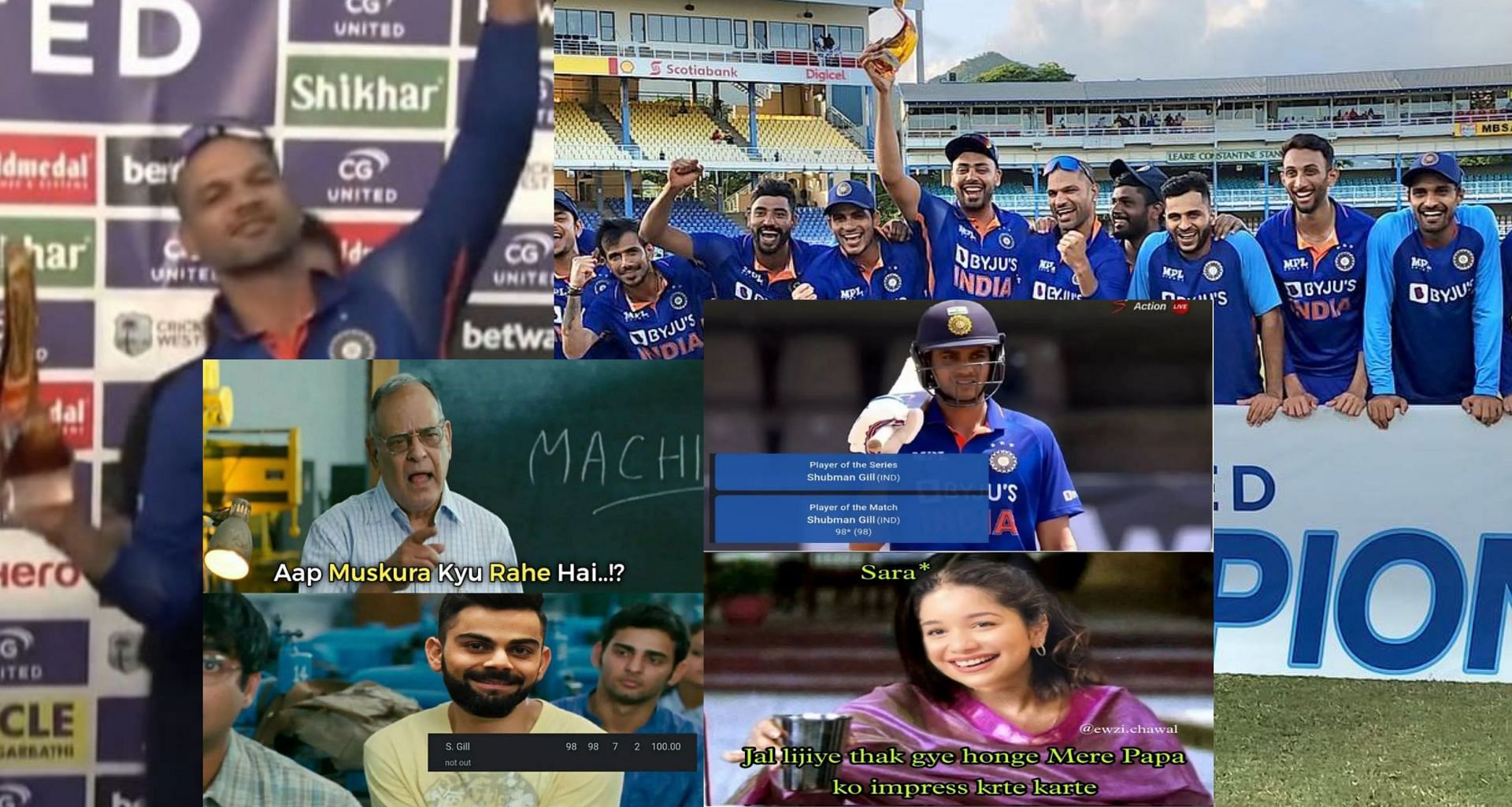 Fans react after Team India wins the series 3-0