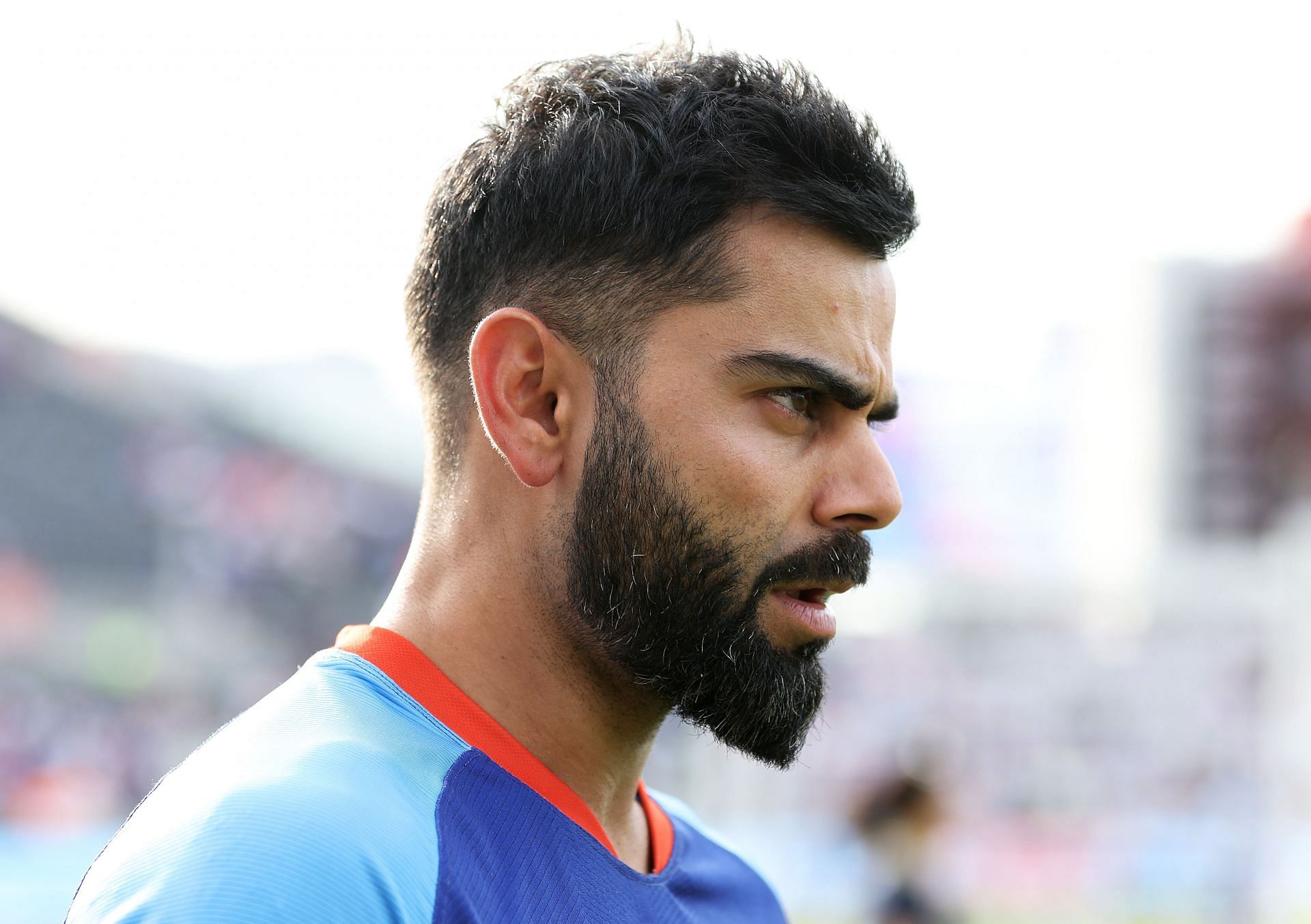 Virat Kohli was caught behind for 17 in the third ODI against England