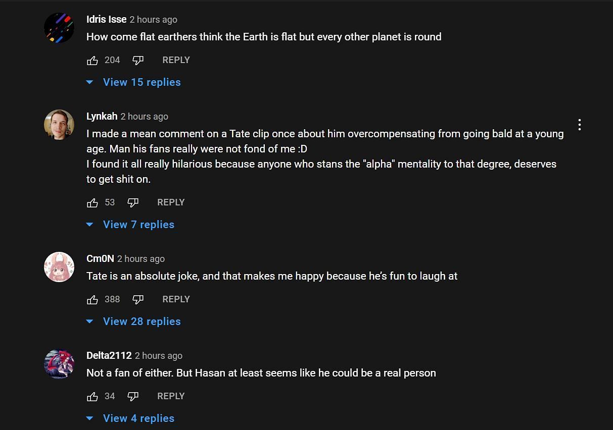 Fans commended Hasan&#039;s stance in the debate (Image via Ludwin Clips/YouTube)