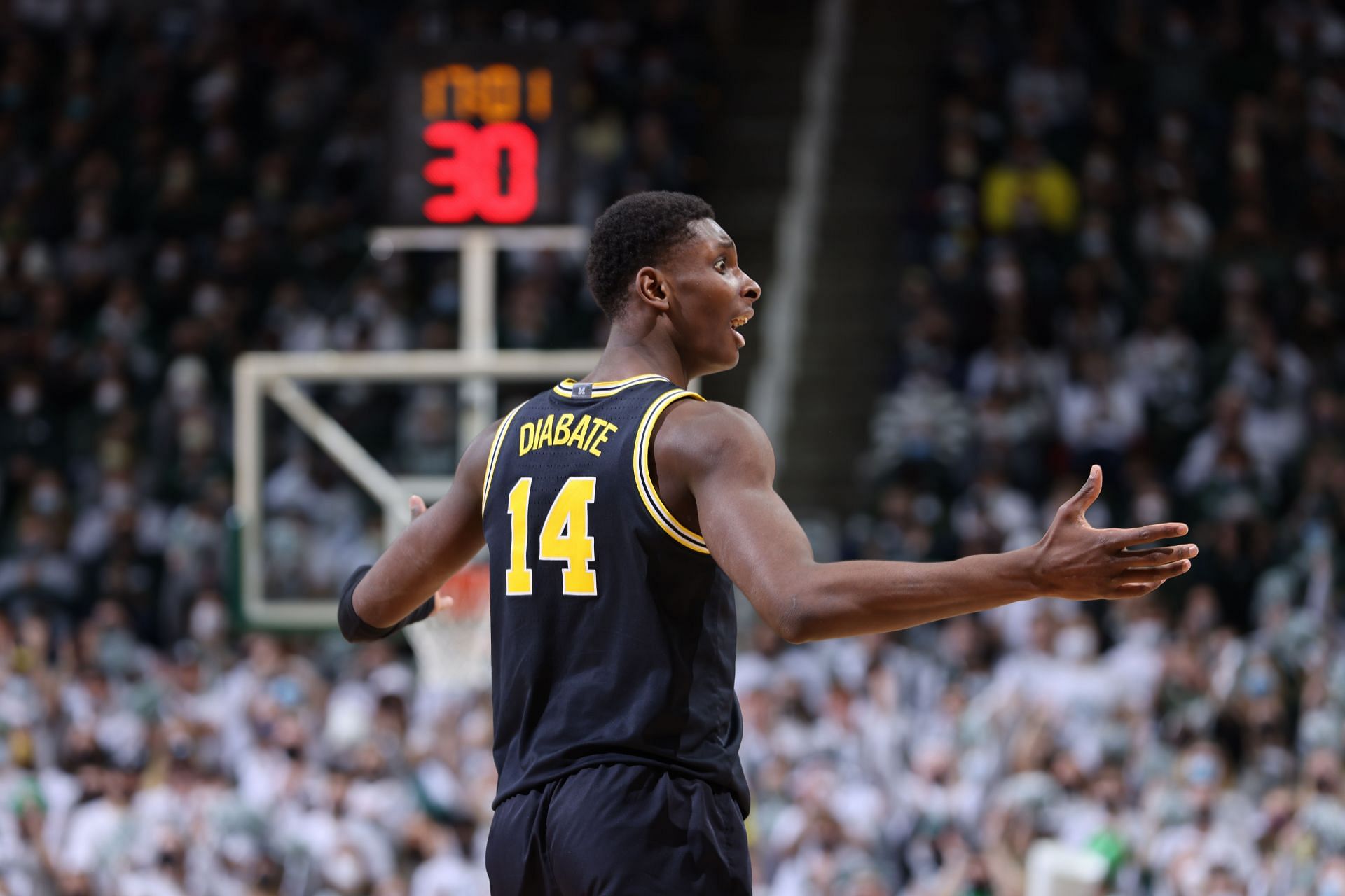 Moussa Diabate of the Michigan Wolverines was selected by the Clippers with the 43rd pick in the 2022 draft.