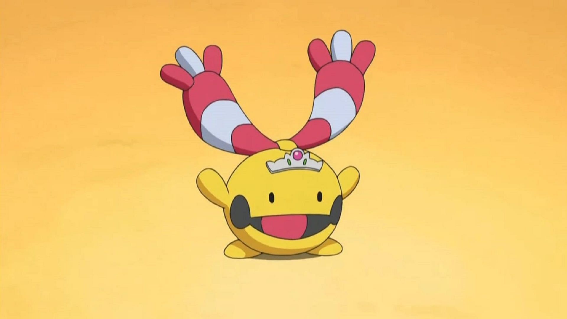 Chingling in the anime (Image via The Pokemon Company)