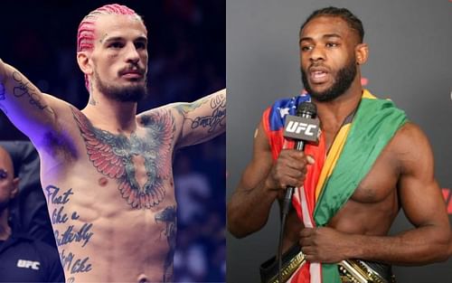 Sean O'Malley (left), Aljamain Sterling (right. Image credit: UFC.com)