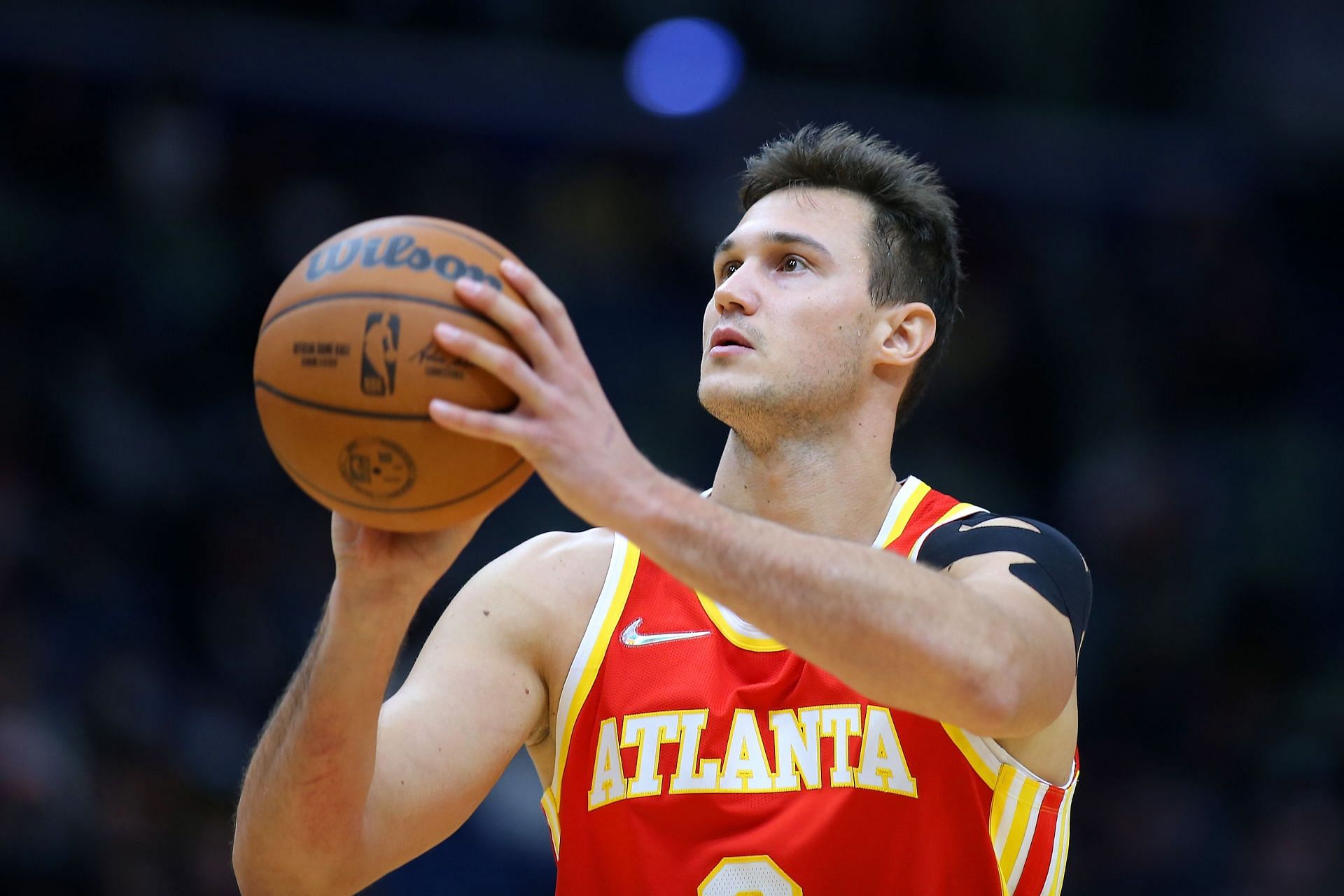 Danilo Gallinari in action for the Atlanta Hawks