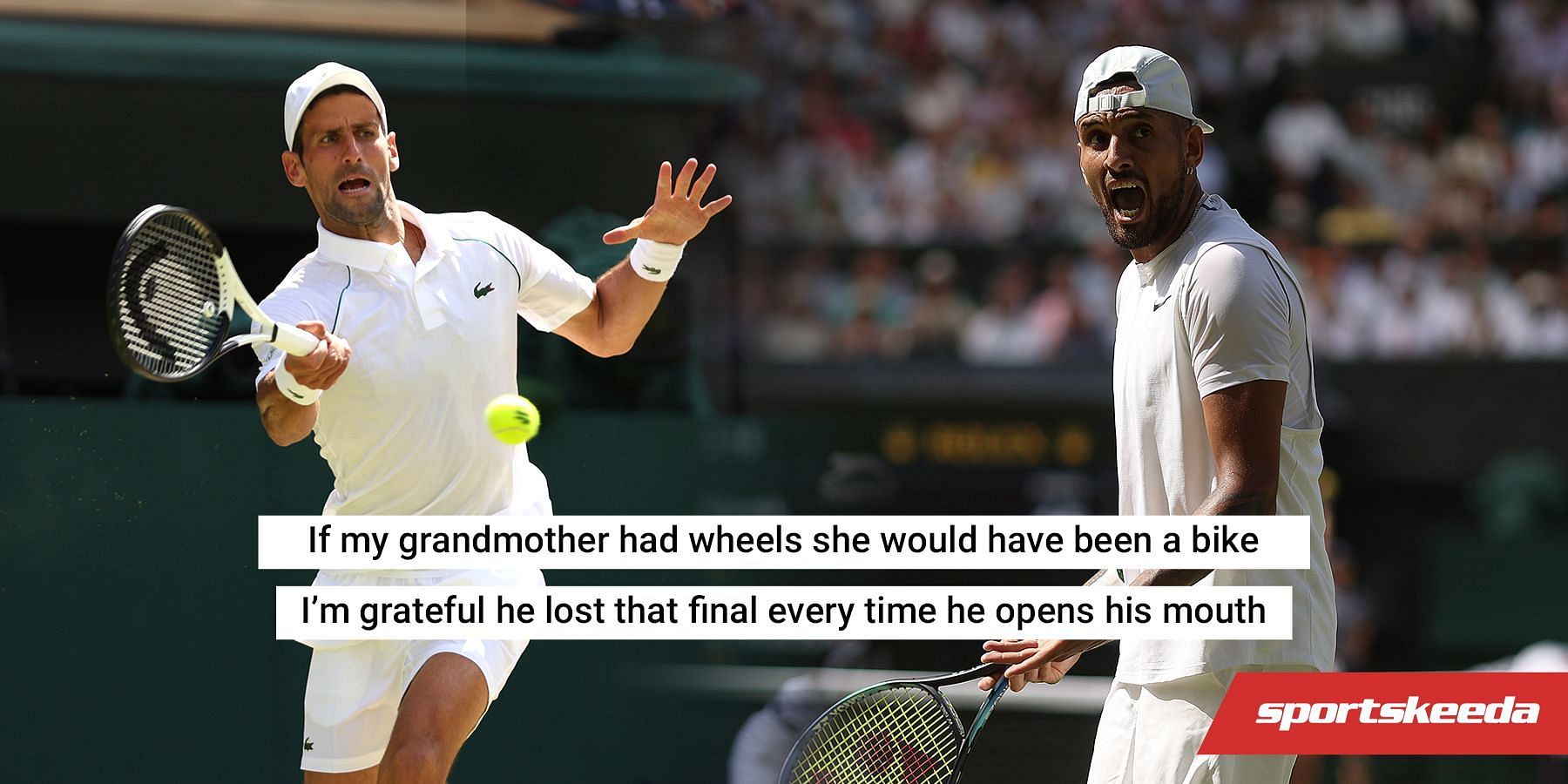 Tennis fans reacted to Nick Kyrgios&#039; comments on his Wimbledon loss to Novak Djokovic