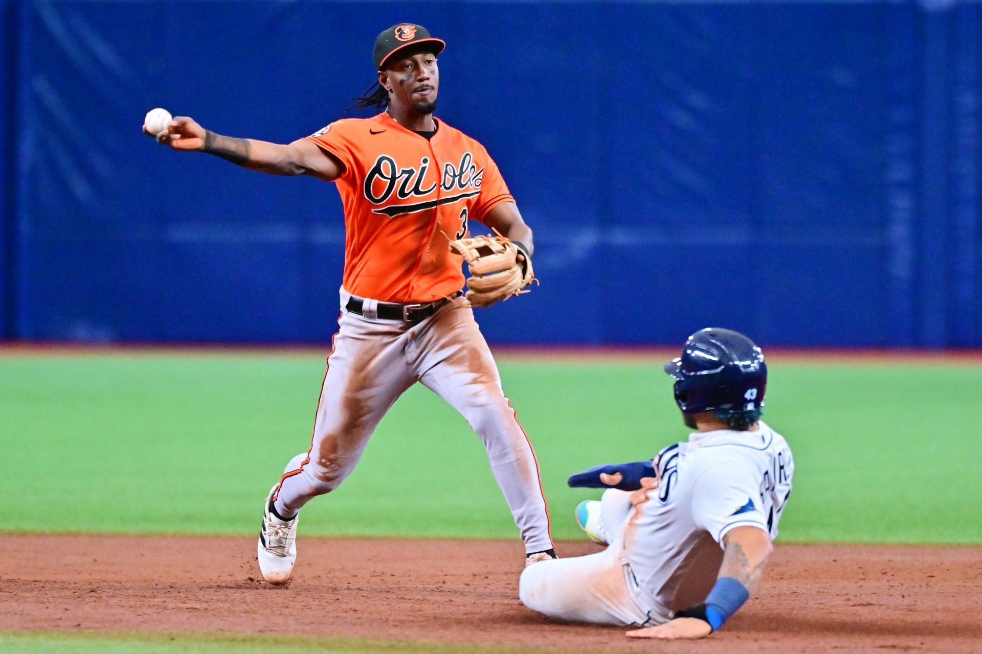 The Orioles and Rays play Tuesday.