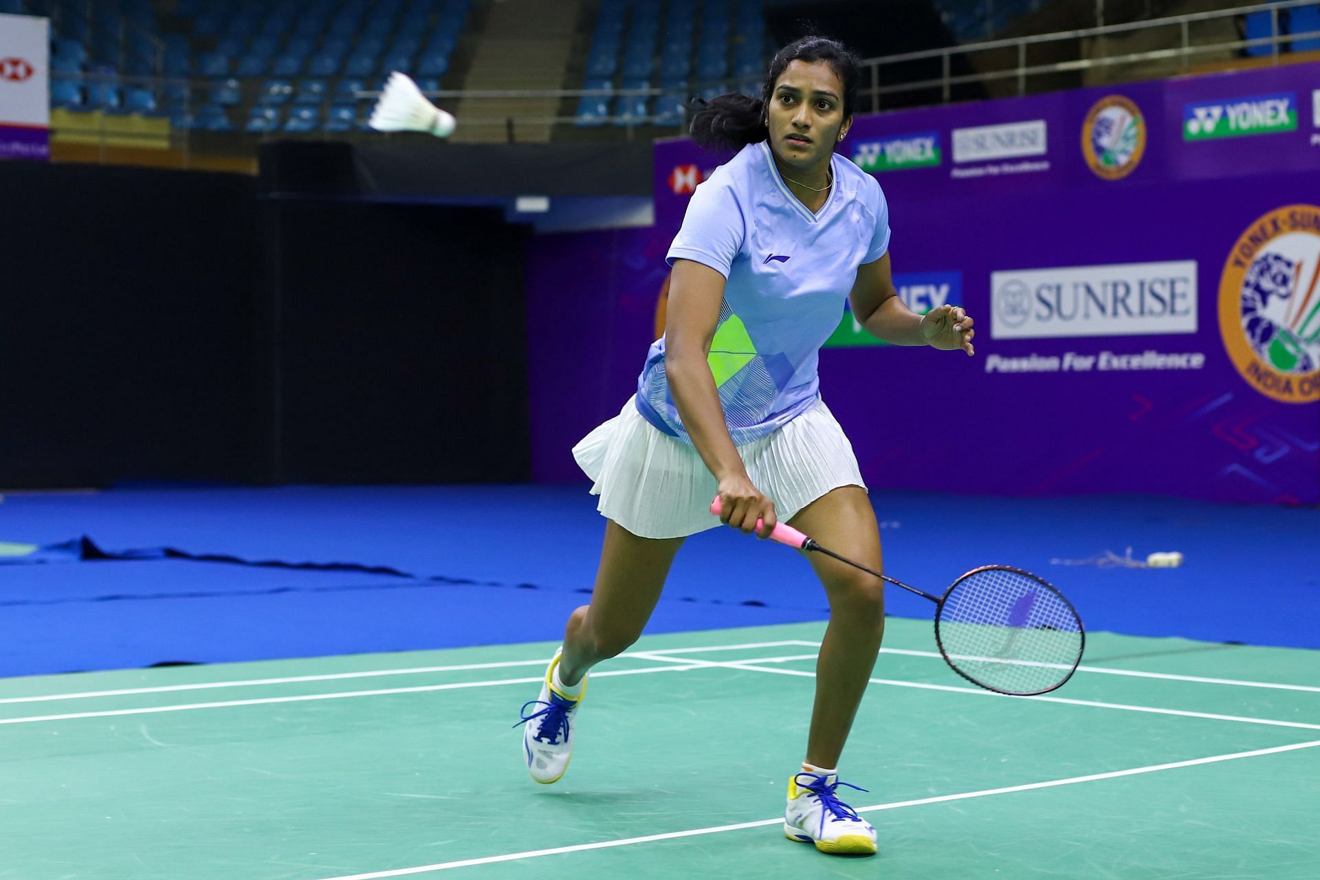 PV Sindhu beat Mahoor Shahzad of Pakistan 21-7, 21-6 as India completed an easy 5-0 victory in their opening Group A league match in Commonwealth Games on Saturday. (Pic credit: BAI)