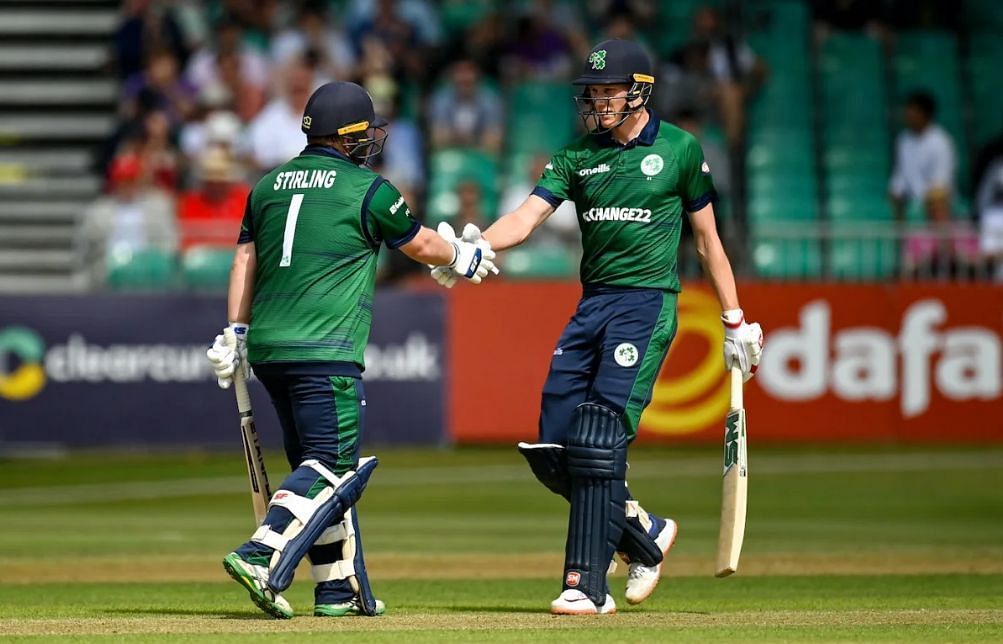 आयरलैंड के दो बल्लेबाजों ने शतकीय पारियां खेली