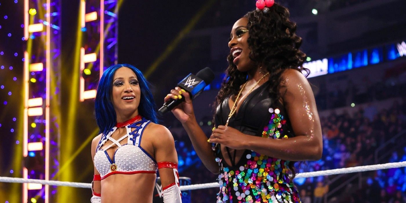 Former WWE Women&#039;s Tag Team Champions Sasha and Naomi