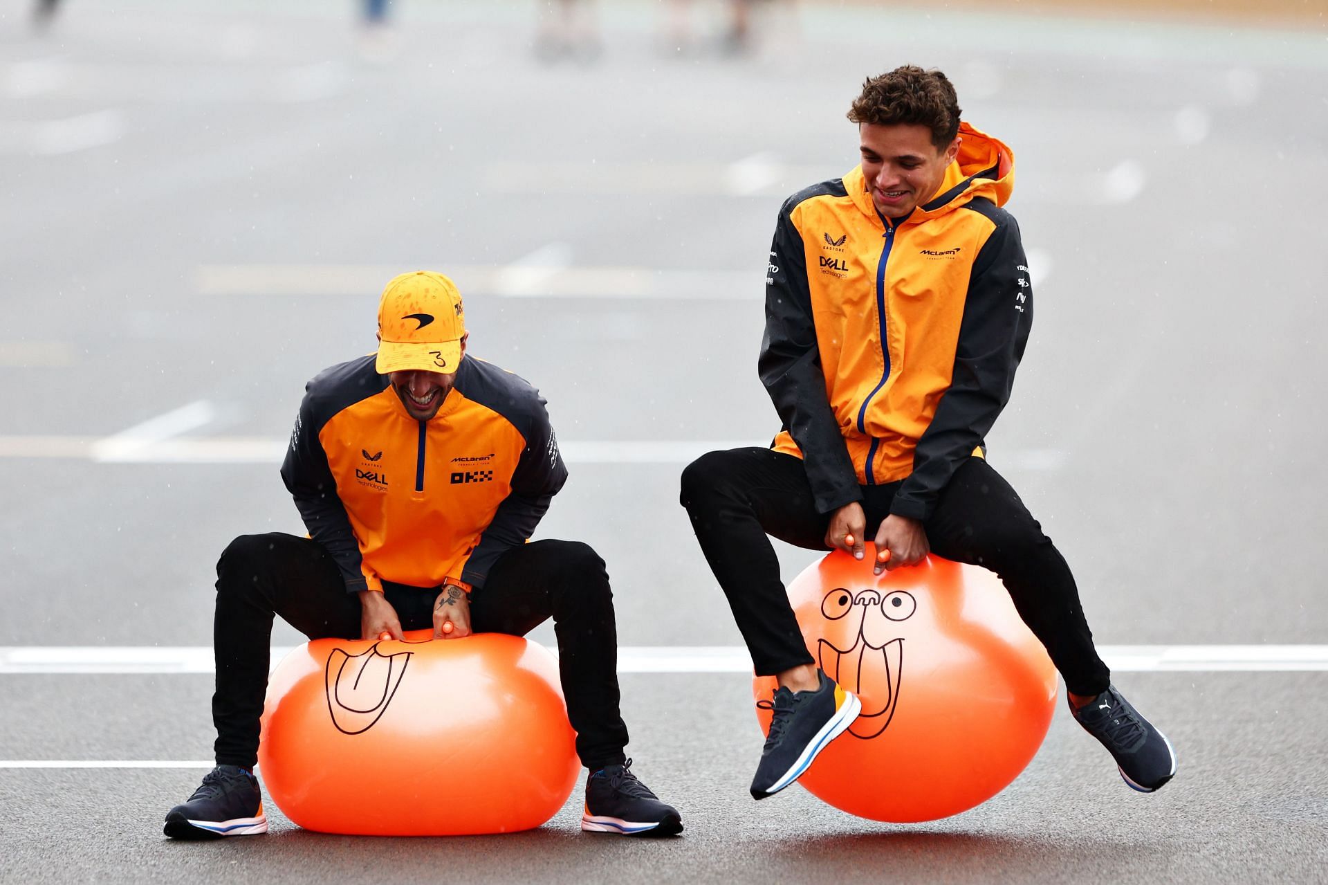 Daniel Ricciardo and Lando Norris had a little fun with McLaren.