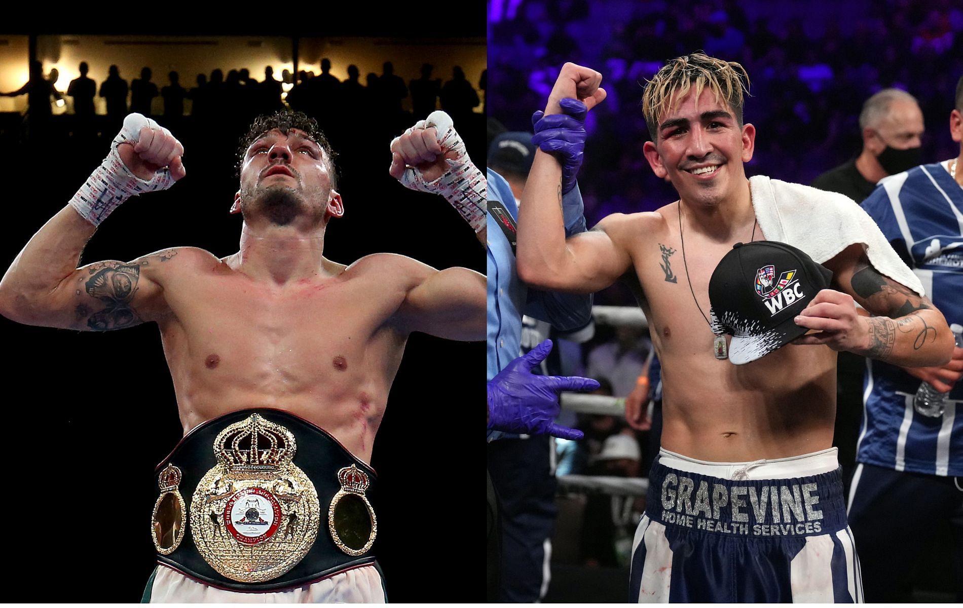 Leigh Wood (left) and Leo Santa Cruz (right)