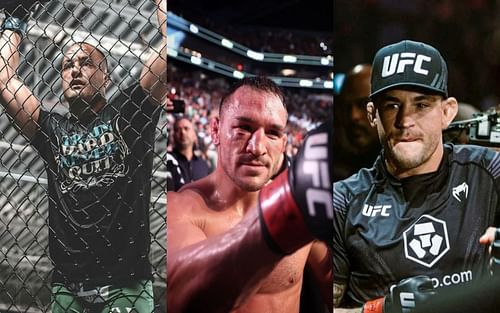 Eddie Alvarez (left), Michael Chandler (middle), and Dustin Poirier (right) [Images Courtesy: @ealvarezfight, @miekchandlermma, and @dustinpirier on Instagram]