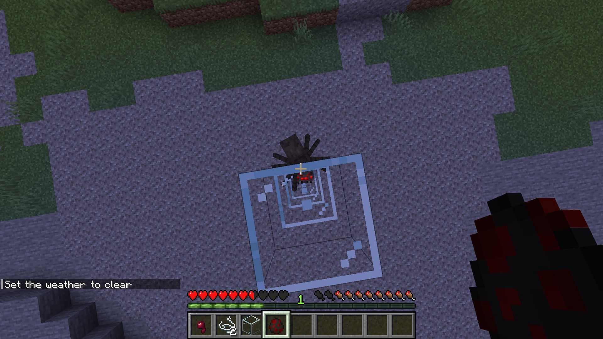 Only glass blocks and glass panes can stop them from climbing (Image via Minecraft 1.19 update)