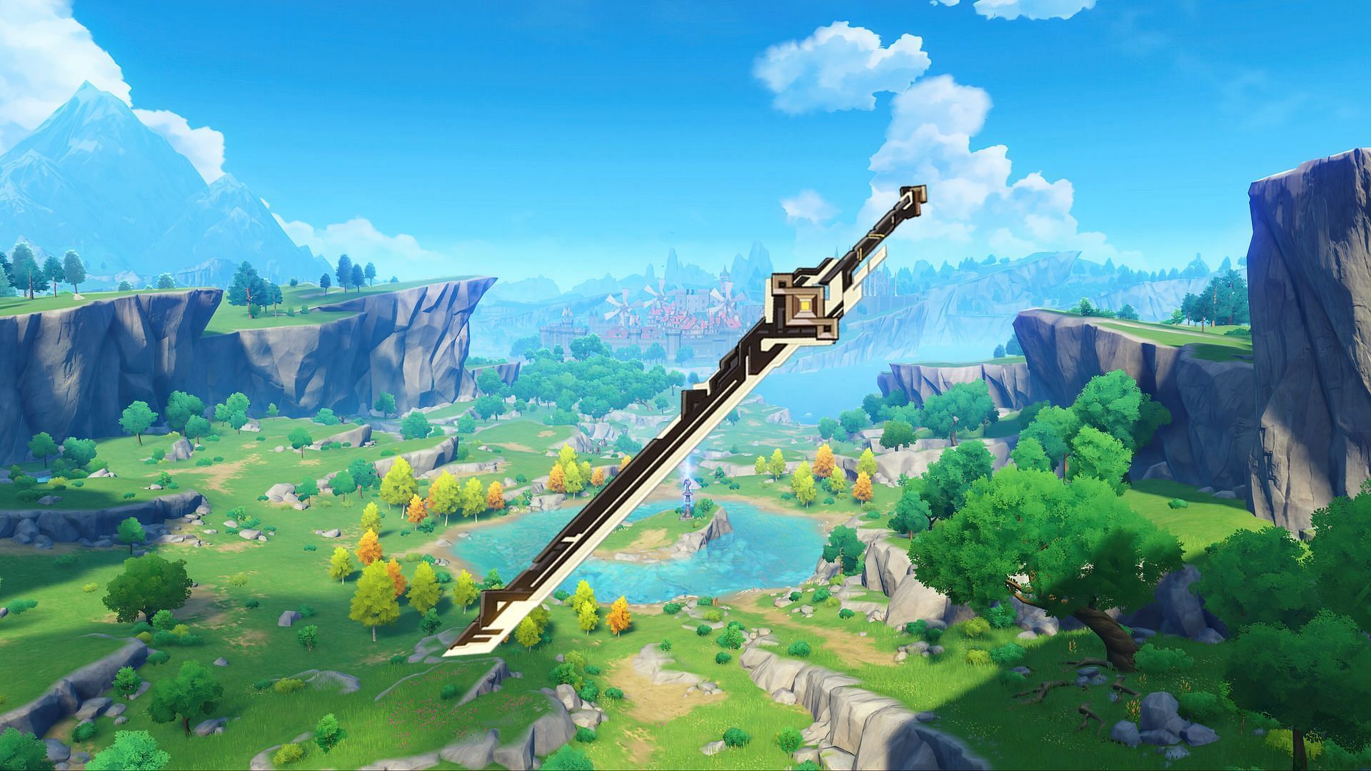The Summit Shaper is a powerful sword (Image via Genshin Impact)