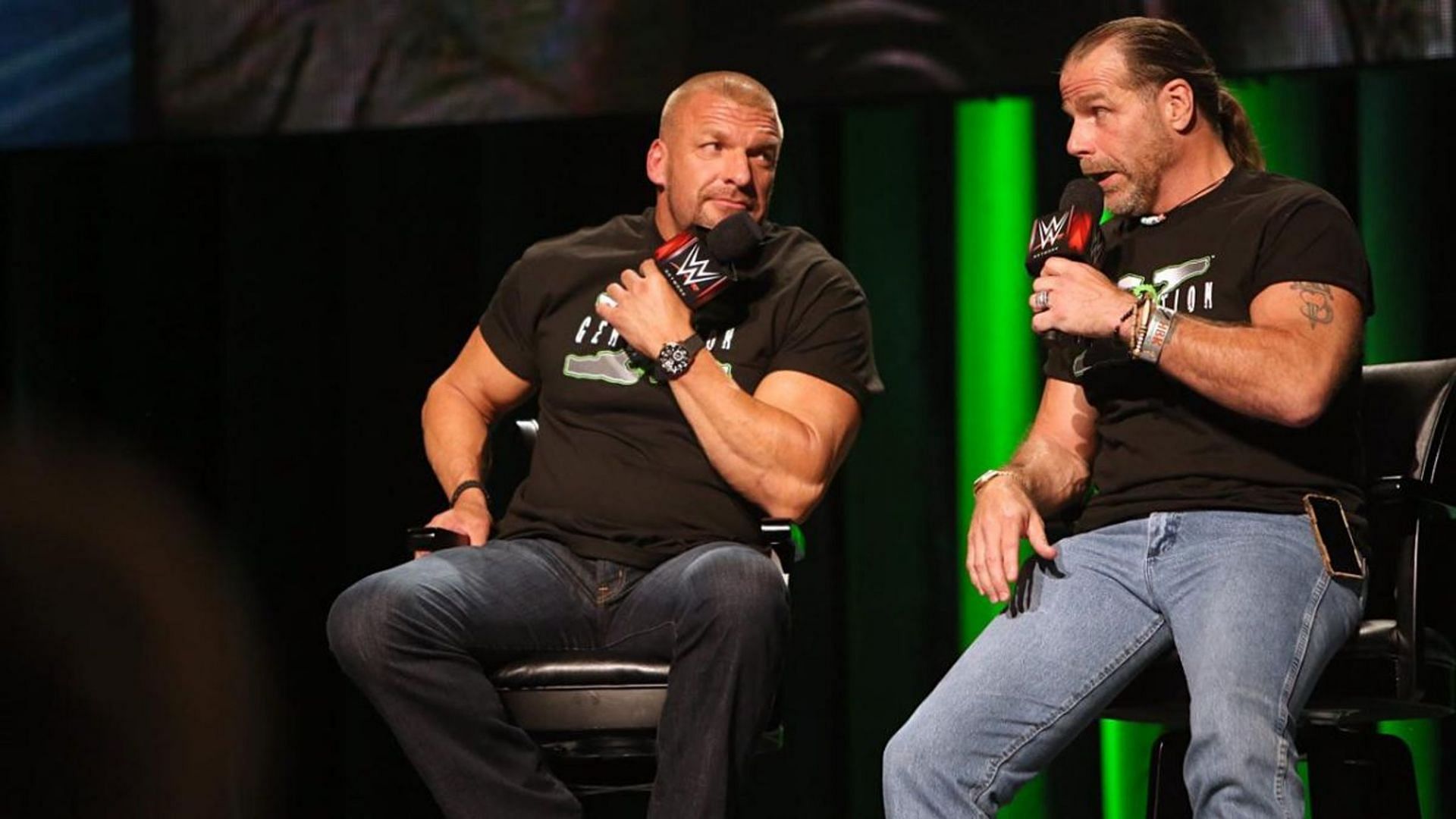 Triple H and Shawn Michaels are members of the faction D-Generation X