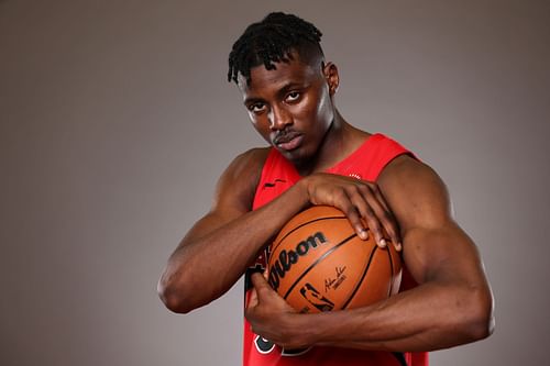 Christian Koloko and his Toronto Raptors will face off against the Milwaukee Bucks (Image via Getty Images)