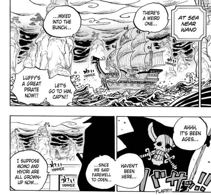 One Piece Chapter 1055 What was Shanks' goal in coming to Wano?